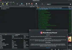 MusicBrainz Picard 2.7 running in the KDE desktop environment