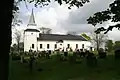 Iglesia en Nøtterøy, junto al cementerio.