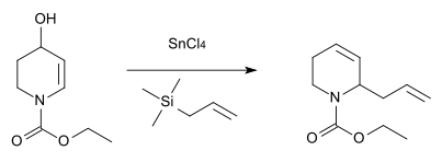 Equivalente de nitrógeno del Ferrier rearrangement