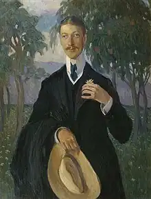 Retrato de Nikolái Gumiliov, 1909