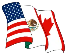 Escudo de Tratado de Libre Comercio de América del Norte