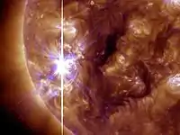 La llamarada X3,3 del 5 de noviembre de 2013 (SDO).