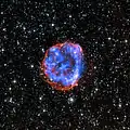 SNR 0519-69.0 - restos de una estrella en explosión en la Gran Nube de Magallanes.