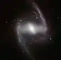 HAWK-I imagen infrarroja de la galaxia espiral barrada NGC 1365.Crédito: ESO/P. Grosbøl.