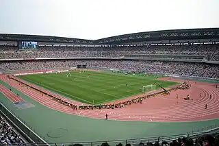 El Estadio Internacional de Yokohama, sede de la final.