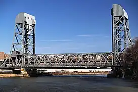 El puente de Broadway en la Ciudad de Nueva York.