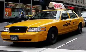 Taxi en Nueva York, Estados Unidos