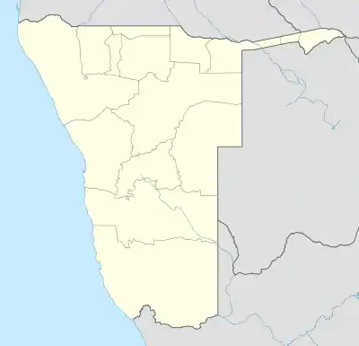 Gibeon ubicada en Namibia
