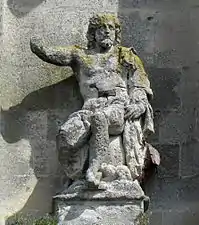 Estatua de Júpiter, estado actual.