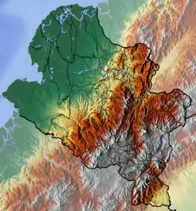 Volcán Chiles ubicada en Nariño (Colombia)