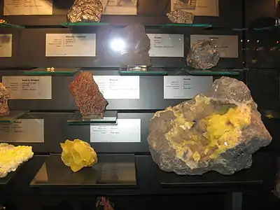 Colección de minerales