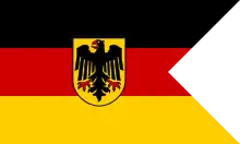 Bandera naval de Alemania Occidental