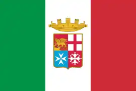 Bandera de la Armada Italiana.