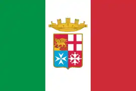 Bandera de la Armada italiana