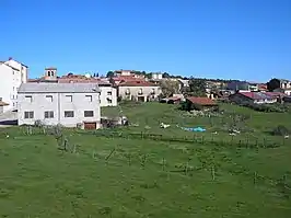 Vista desde la carretera nacional.