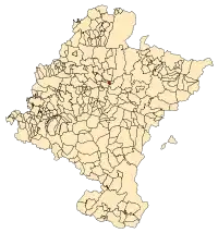 Navarra - Mapa municipal Burlada