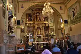 Interior de la Capilla de la Santa Cruz