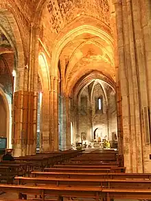 Nave de la abadía de S. Víctor de Marsella