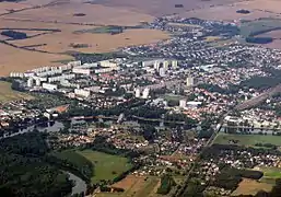 El Elba en Neratovice