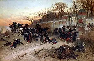 Defensa de la puerta de Longboyau, 21 de octubre de 1870 (1879)