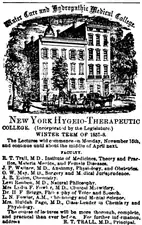 Nueva York Hygeio-Universidad Terapéutica, 1857