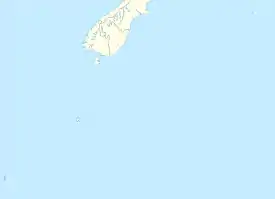 Isla Disappointment ubicada en Islas subantárticas de Nueva Zelanda