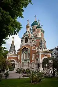 Catedral ortodoxa de San Nicolás en Niza