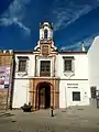 Fachada barroca del antiguo hospital