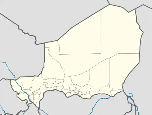 Youri ubicada en Níger