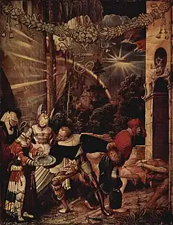 La decapitación de san Juan Bautista, de Niklaus Manuel, c. 1517.