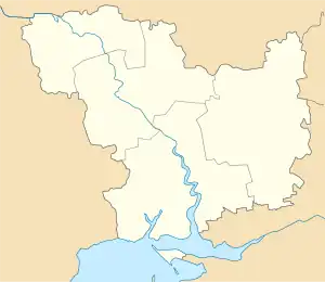 Pervomaisk ubicada en Óblast de Mykolaiv
