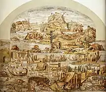 Mosaico del Nilo de Palestrina (siglo I a. C.).