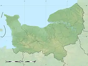 Cabo de Antifer ubicada en Normandía