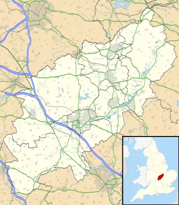 Geddington ubicada en Northamptonshire