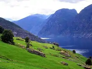 Vista desde Aurland