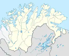 Meseta de Finnmark ubicada en Finnmark