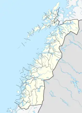 Sandnessjøen ubicada en Nordland