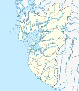 Fiordo de Bokna ubicada en Rogaland