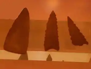 Herramientas pulidas de pizarra de la cultura neolítica Tichitt