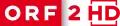 Logo actual de ORF 2 HD desde el 9 de enero de 2012