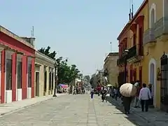 Calle Alcalá de Oaxaca.