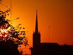 Perfil al atardecer.