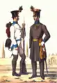 Oficial y soldado 1809–1835.