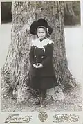 La Gran Duquesa Olga, hija del último zar ruso Nicolás II, en 1904.