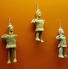 Figurillas de terracota (¿muñecas?) siglos I a III