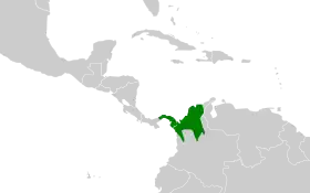 Distribución geográfica del mosquerito piquicurvo sureño.