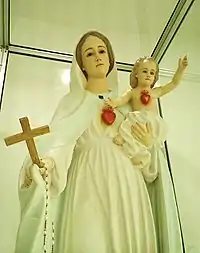 La Virgen de las Gracias de Onuva que se venera en su Santuario en La Puebla del Río.