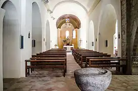 Iglesia de Santa María. Vista del interior.
