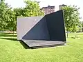 Triedro de Oteiza o Momento Espiritual, cima de la escultura vacía