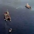 TCD Ouragan y el HMS Intrepid